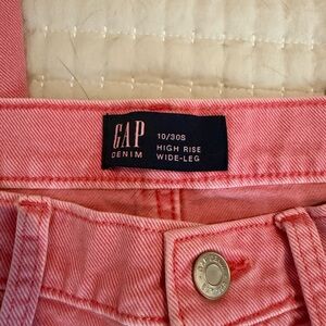 GAP Women's High Rise Pink Jeans